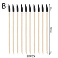 Dual-Grit Sanding Sticks Flat Head – Nail & Craft Modeling Nail Sanding Sticks Qme B