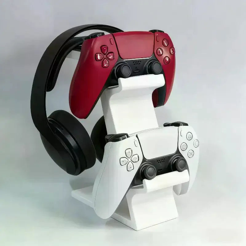 3-in-1 Controller Stand, Headset Holder & Desk Organizer Desk Gaming Organizer Qme