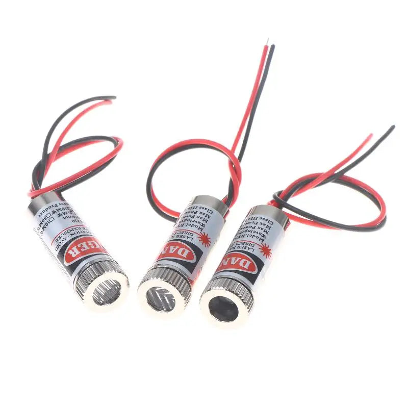 650nm 5mW Red Laser Diode Module – Point, Line & Cross 5V Laser Diode Module Qme