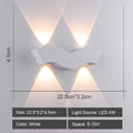 Modern LED Wall Light – Bedroom, Living Room & Hall Lamp LED Wall Sconce Qme Warm white White