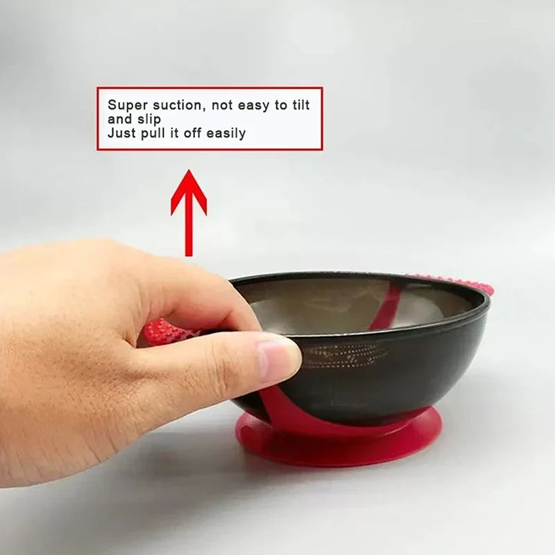 Professional Hair Dye Mixing Bowl with Suction Cup Base Hair Coloring Tool Qme
