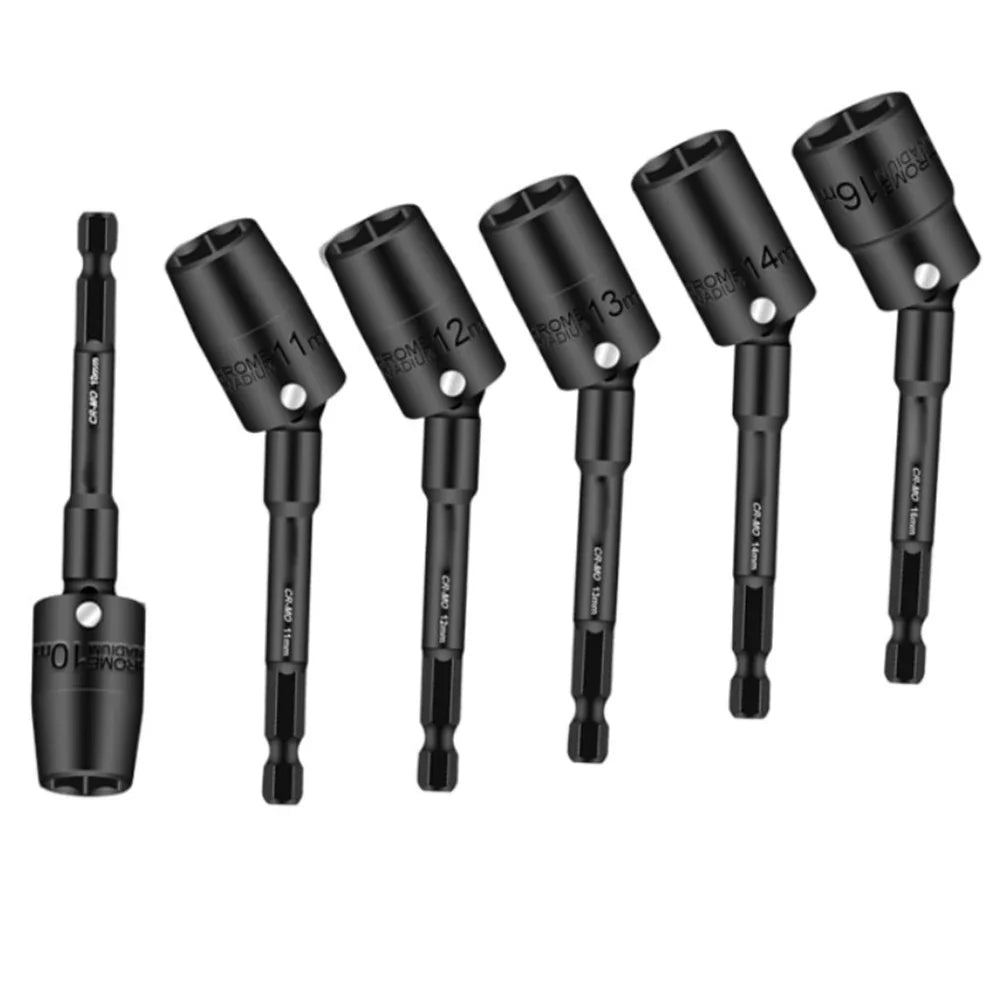 8mm Rotatable Hex Socket Adapter – Chrome Vanadium Steel Socket Adapter Qme