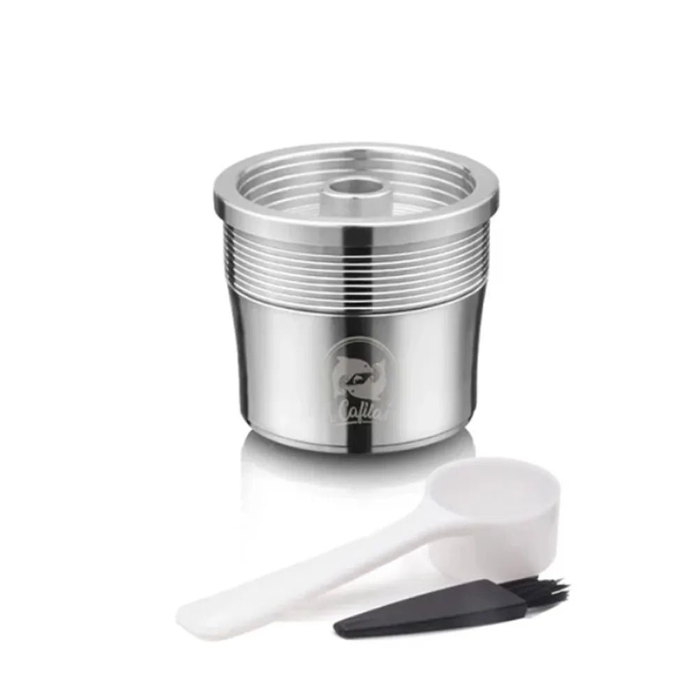 Reusable Stainless Steel Coffee Capsules for Illy X7.1 X8 X9 Refillable Coffee Pods Qst 1 Capsule