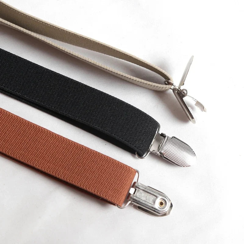 Vintage Y-Back Suspenders Men Women Button End Adjustable Vintage Suspenders Qme