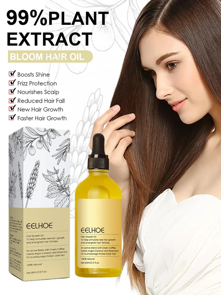 REAROYA Rosemary Lavender Hair Nourishing Oil 60ml – All Hair Types Hair Essential Oil Qst