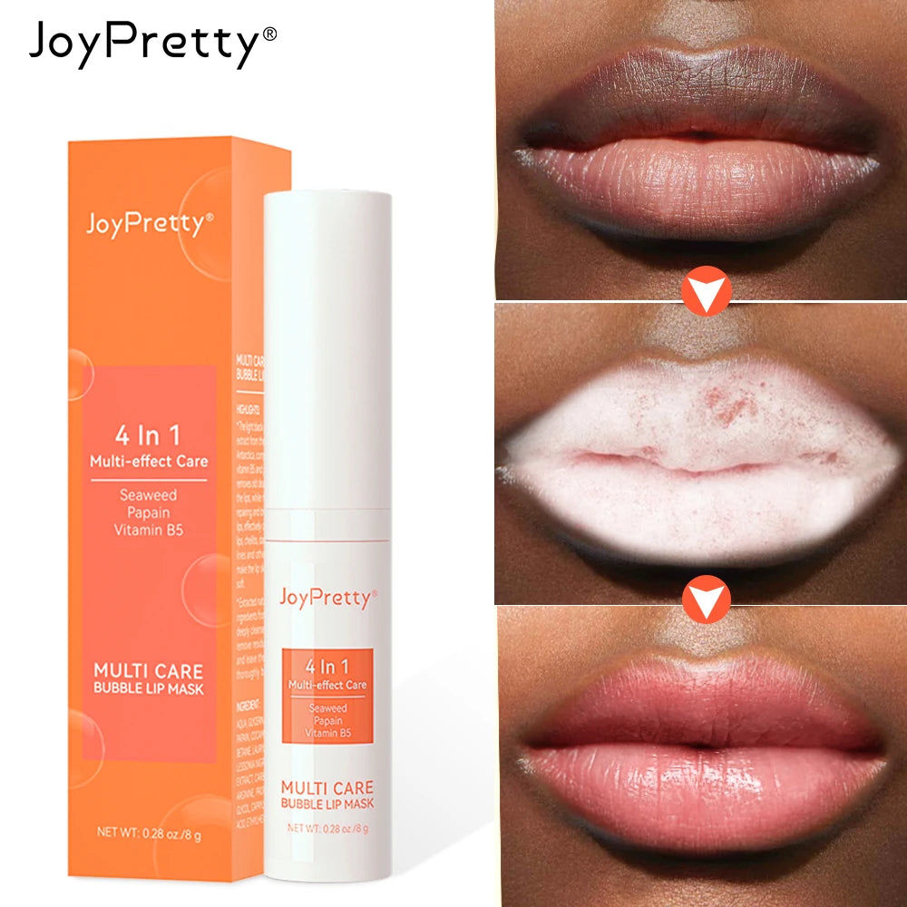 JoyPretty Bubble Lip Mask – Exfoliating & Moisturizing Lip Balm Lip Mask Treatment Qst