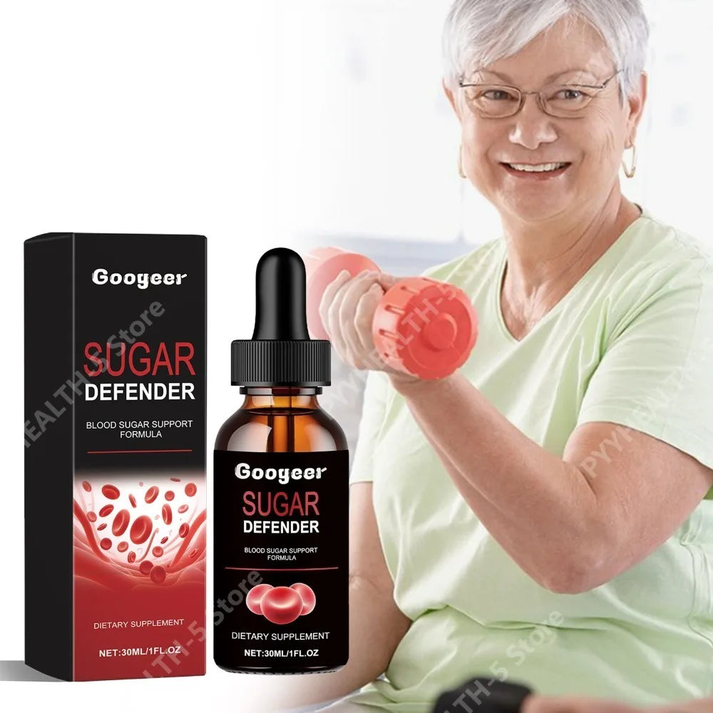 Sugar Defender Drops – Grape & Loquat Extract Wellness, 30ml Herbal Liquid Supplement Qst