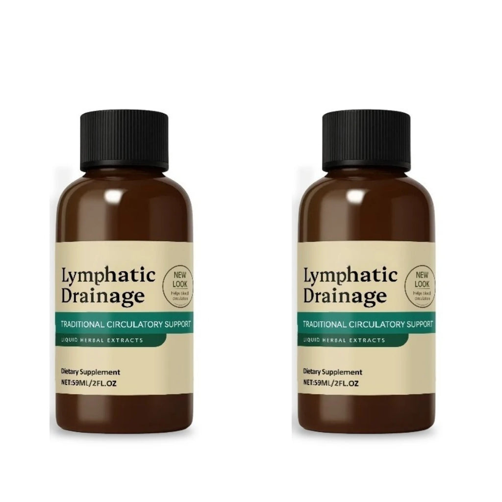 Lymphatic Drainage Drops 59ml – 4 Herbal Extracts Wellness Herbal Wellness Drops Qst 2 bottles