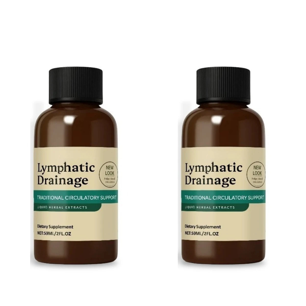 Lymphatic Drainage Drops 59ml – 4 Herbal Extracts Wellness Herbal Wellness Drops Qst 2 bottles