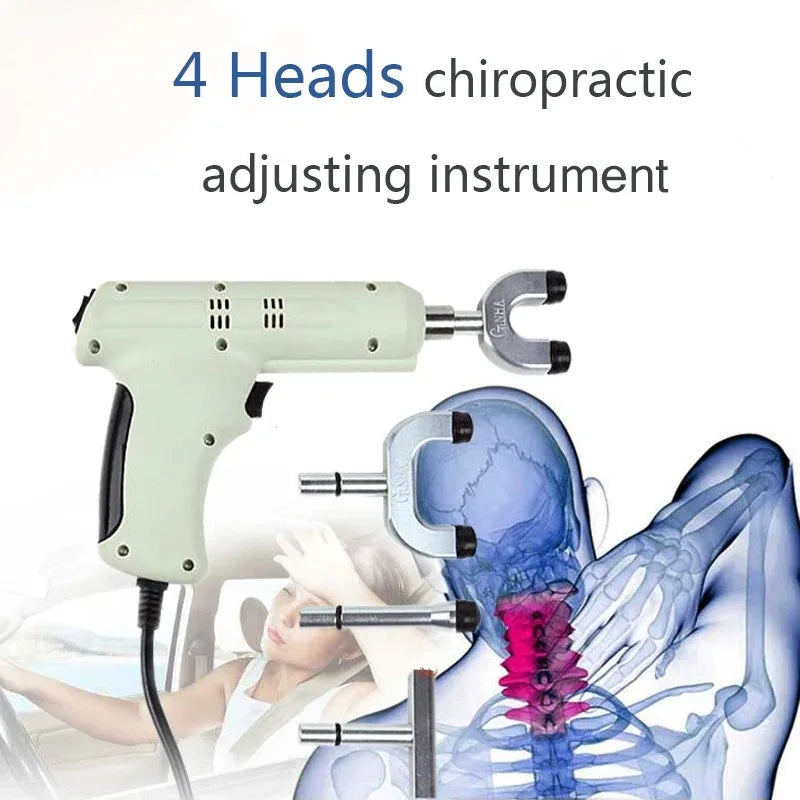 4-Head Spinal Impulse Adjuster & Massager | 3 Gears 350N Impulse Adjuster Massager Qst