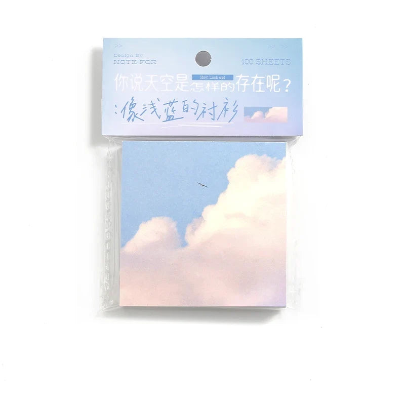 Colorful Clouds To-Do List Notepad – 100–600 Sheets, 7 Colors To-Do List Notepad Qme B