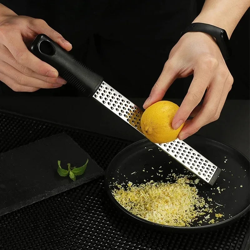 Stainless Steel Cheese Grater, Lemon Zester & Chocolate Slicer Cheese Grater & Zester Qme