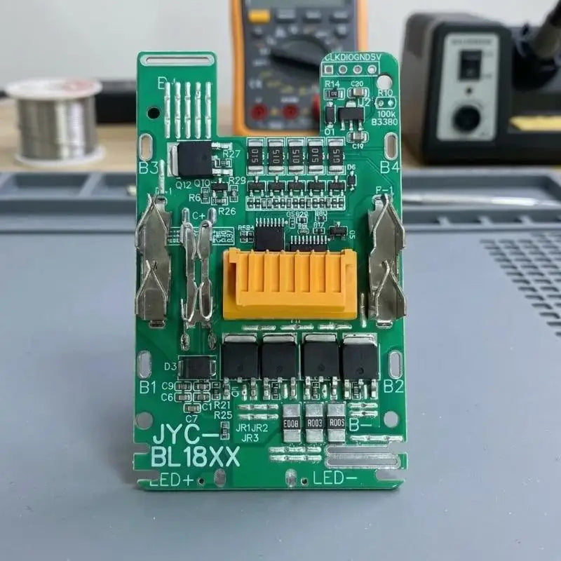 Smart BMS 18V Li-ion Battery Case with Balance Charging BMS Battery Case Qme