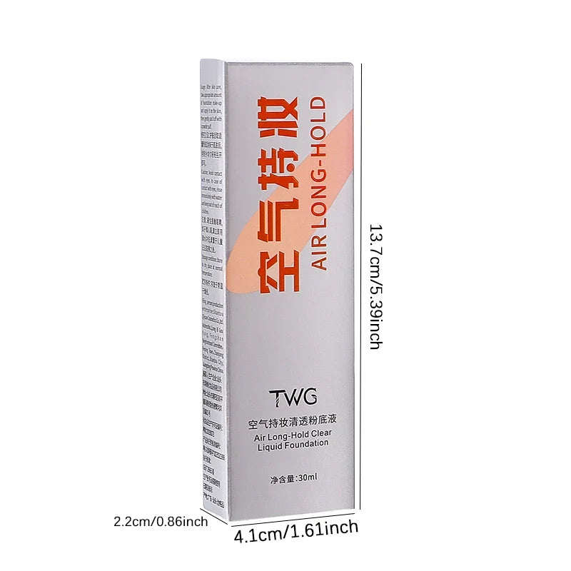 Clear Air Liquid Foundation – Waterproof Natural Finish | Qme Liquid Foundation Qme