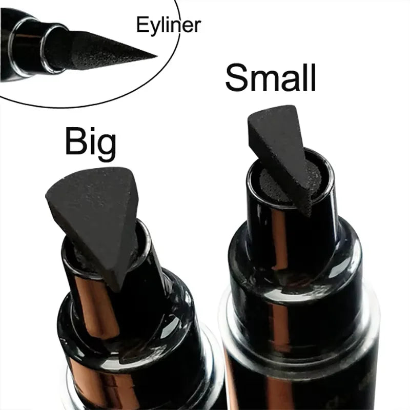 Stamp Seal Liquid Eyeliner Pen – Waterproof Fast Dry Black Liquid Eyeliner Pen Qme