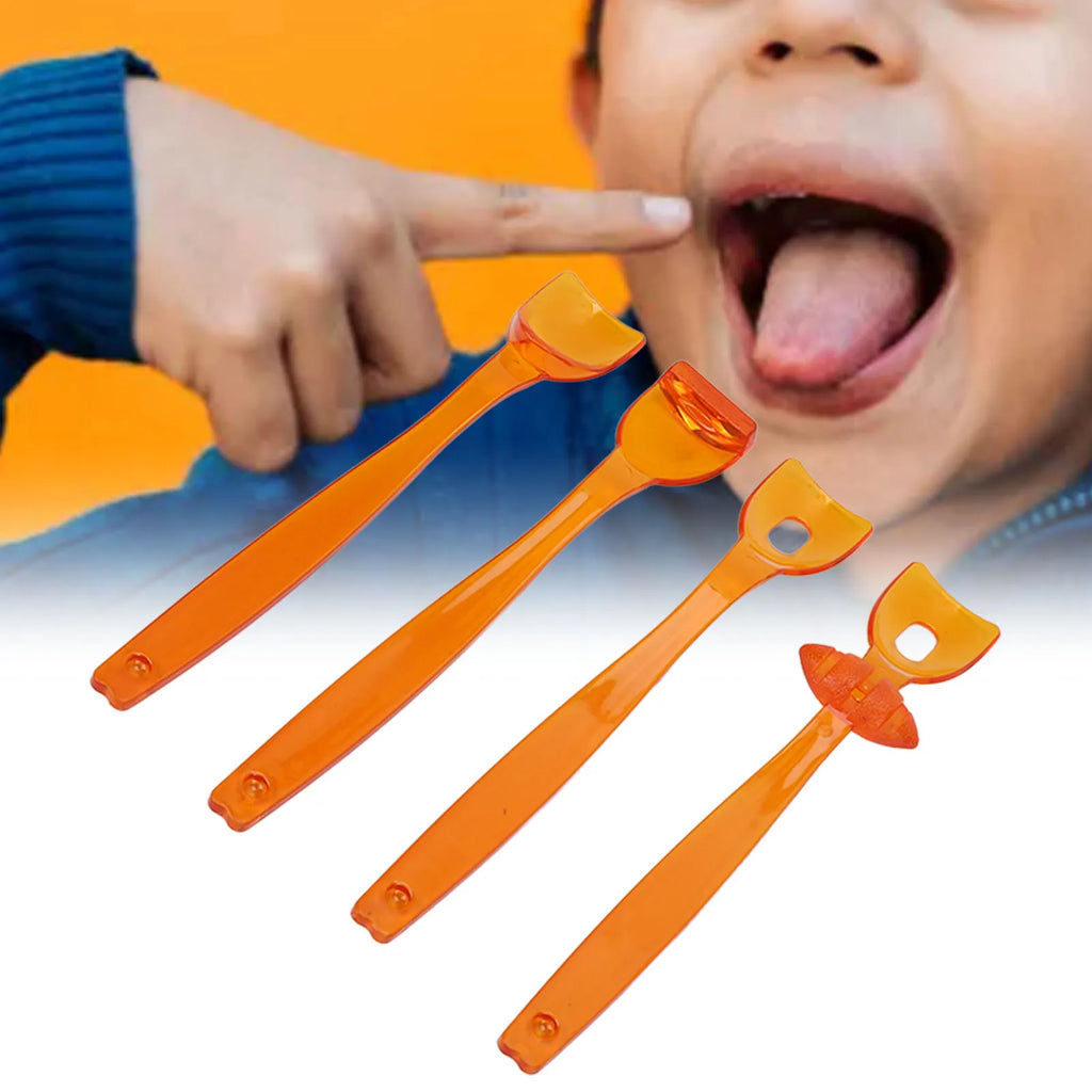 Portable Oral Tongue & Lip Muscle Exerciser Trainer – 4pcs Oral Muscle Trainer Qme