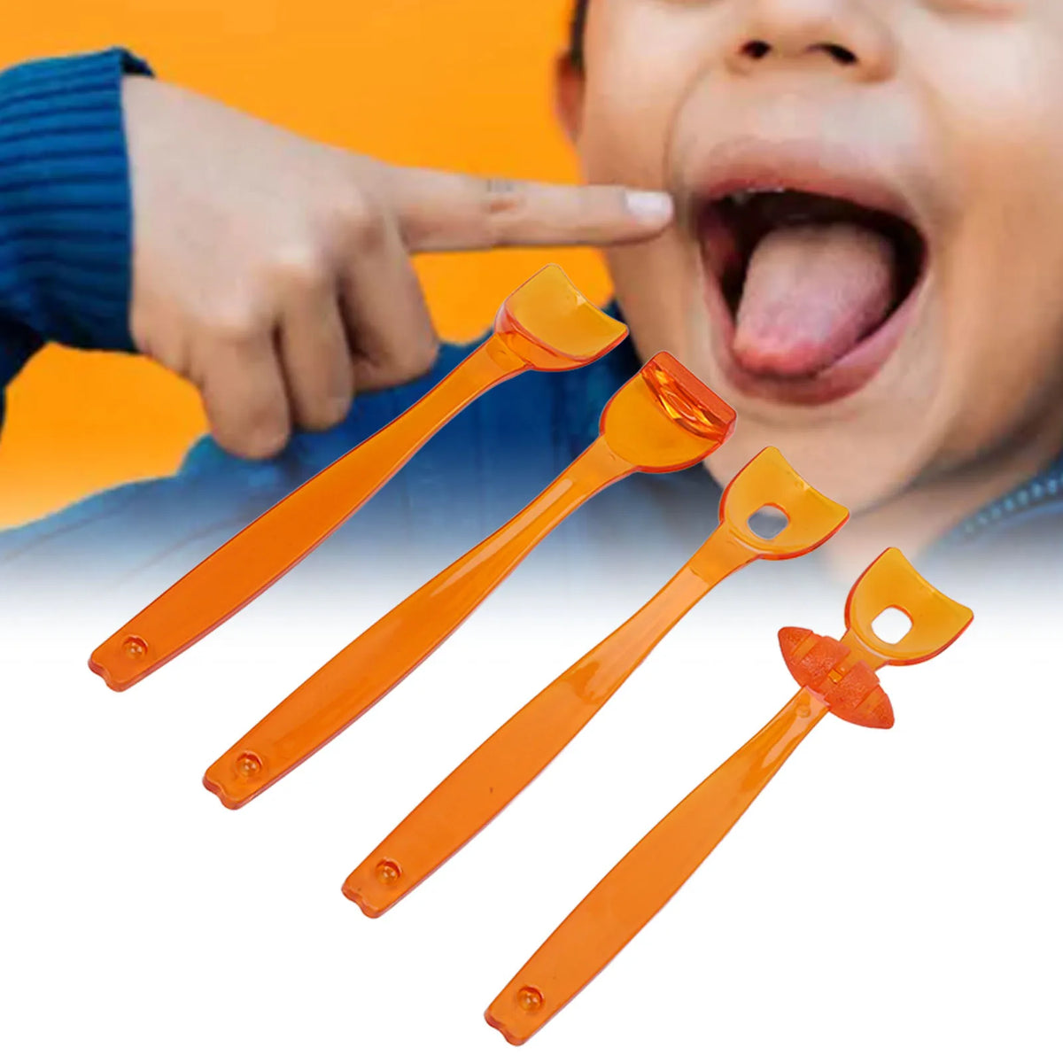Portable Oral Tongue & Lip Muscle Exerciser Trainer – 4pcs Oral Muscle Trainer Qme