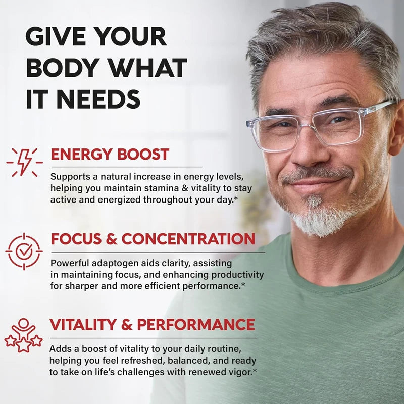 Korean Panax Ginseng Capsules – Energy & Vitality | Fulimiks Herbal Supplement Qst