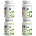 Vitamin D3+K2 Softgels 2-in-1 Non-GMO Complex – 250 Count Vitamin Supplement Qst 4botlles 1000capsule