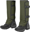 Breathable Snake Guard Leg Covers – Oxford Cloth, Adjustable Outdoor Leg Guards Qme green
