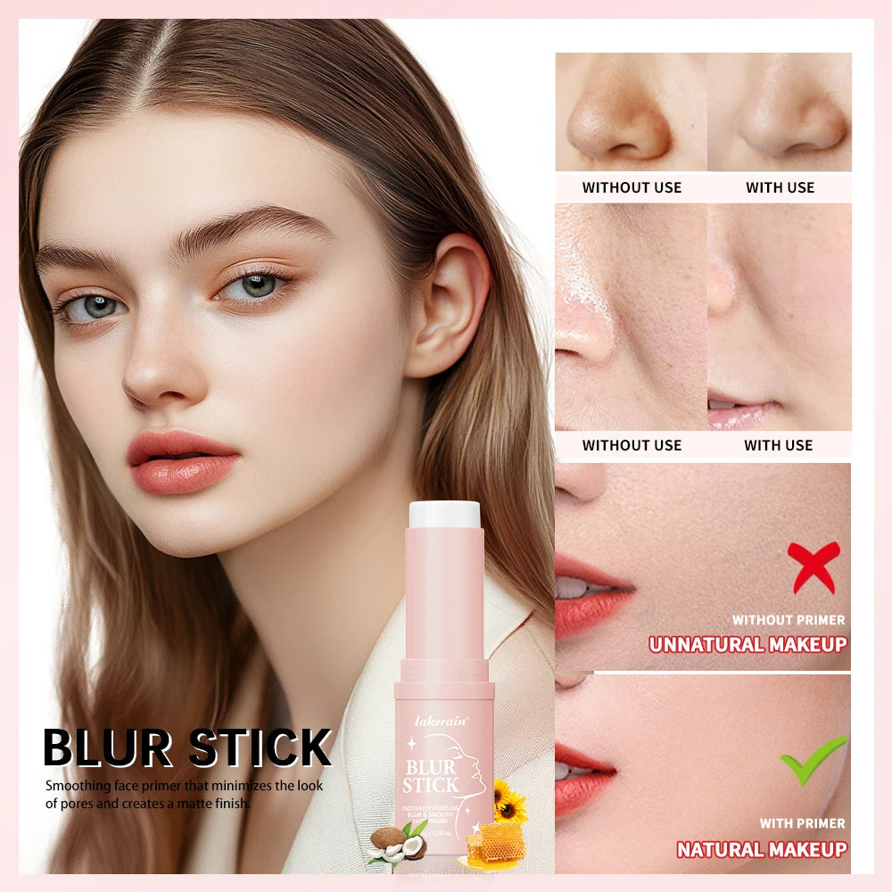 Lakerain Invisible Pore Primer Stick – Matte Face Primer Face Primer Stick Qst
