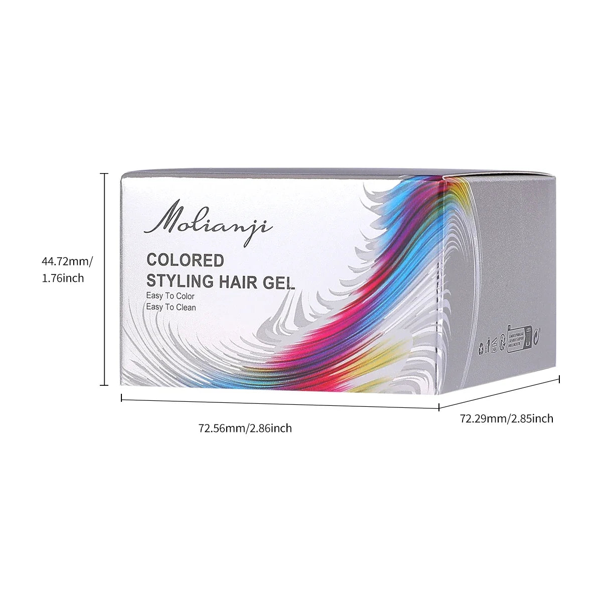 Hair Dye Styling Wax – Long-Lasting, 9 Color Options Hair Dye Wax Qme