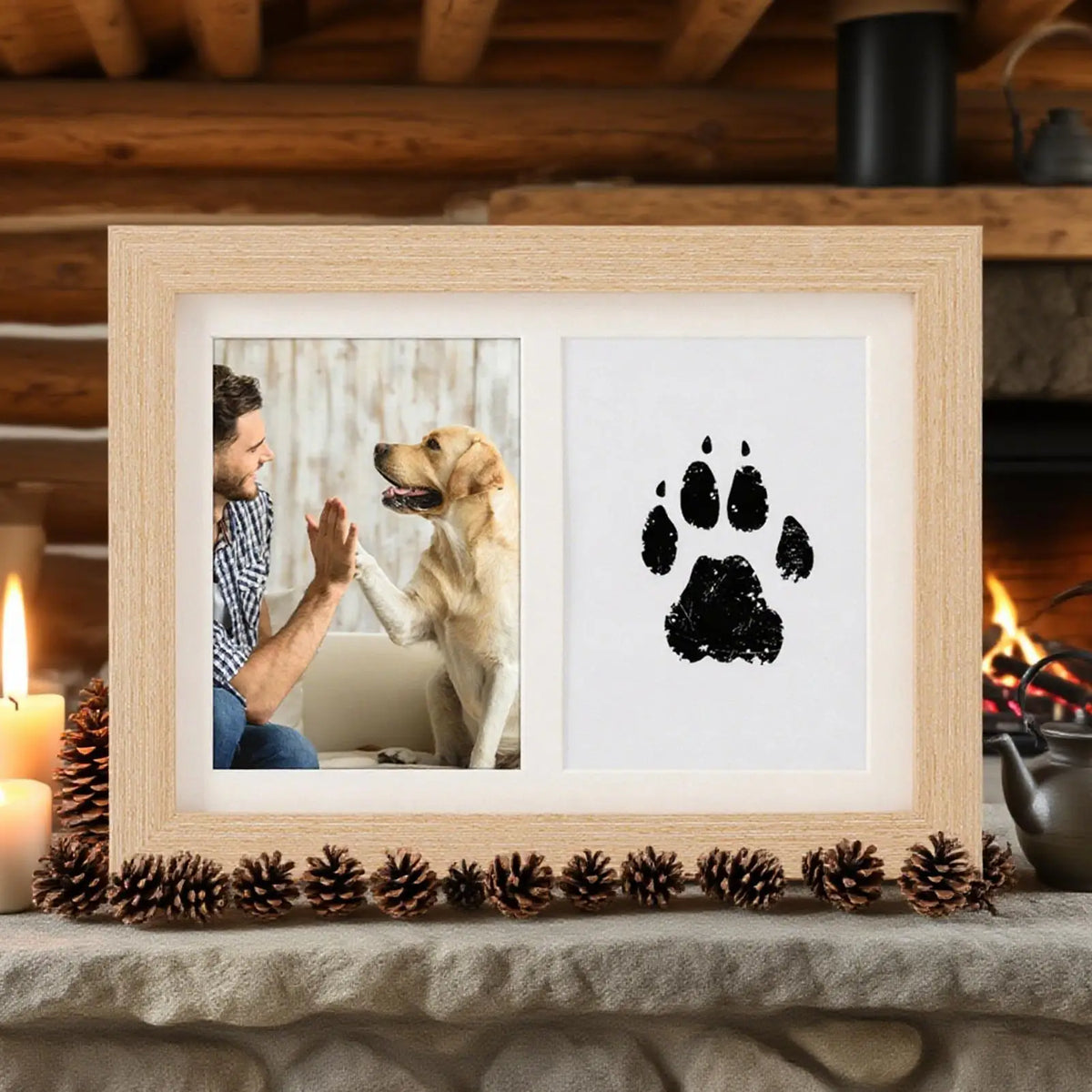 Cat & Dog Paw Print Impression Kit – Pet Keepsake Gift Pet Paw Print Kit Qme
