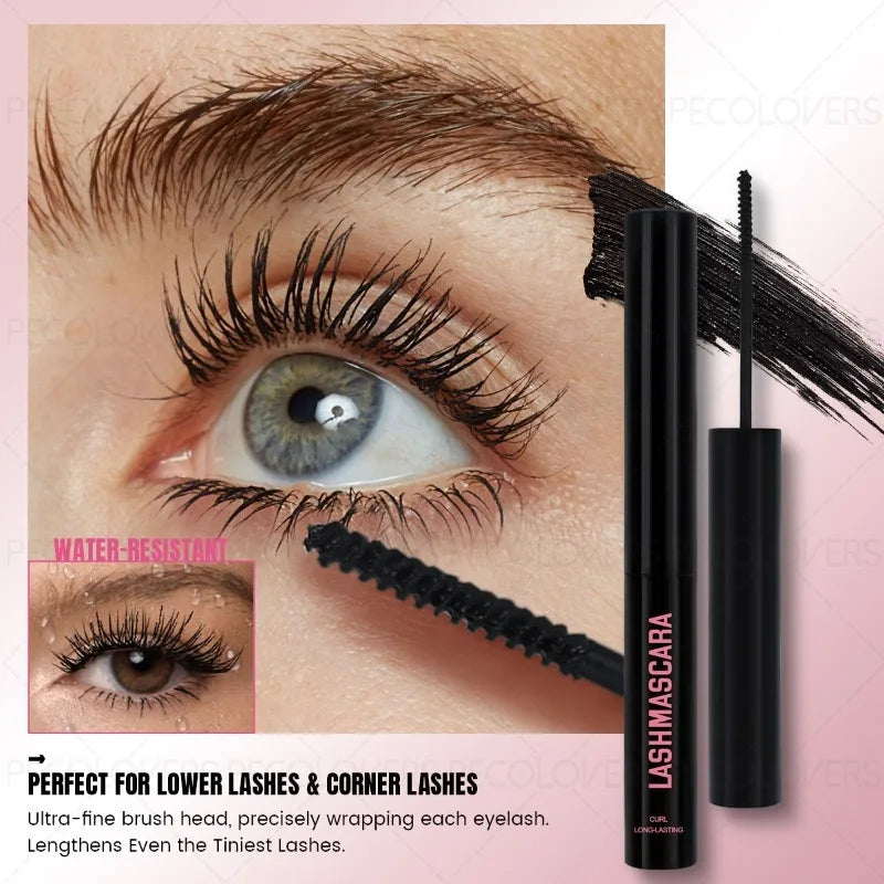 Qme Waterproof Tube Mascara – Thick Natural Black Lashes Tube Mascara Qme