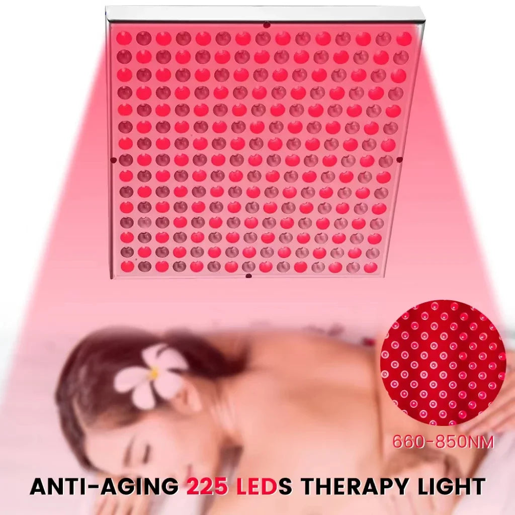 225 LED Red Light Therapy Panel 660nm 850nm – 45W Body & Skin Red Light Therapy Panel Qst