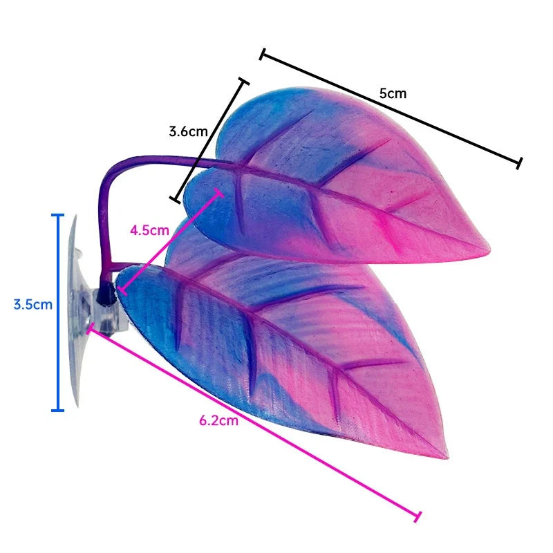 Artificial Betta Fish Rest Leaves | Aquarium Spawning Plant Decor Aquarium Plant Decor Qme