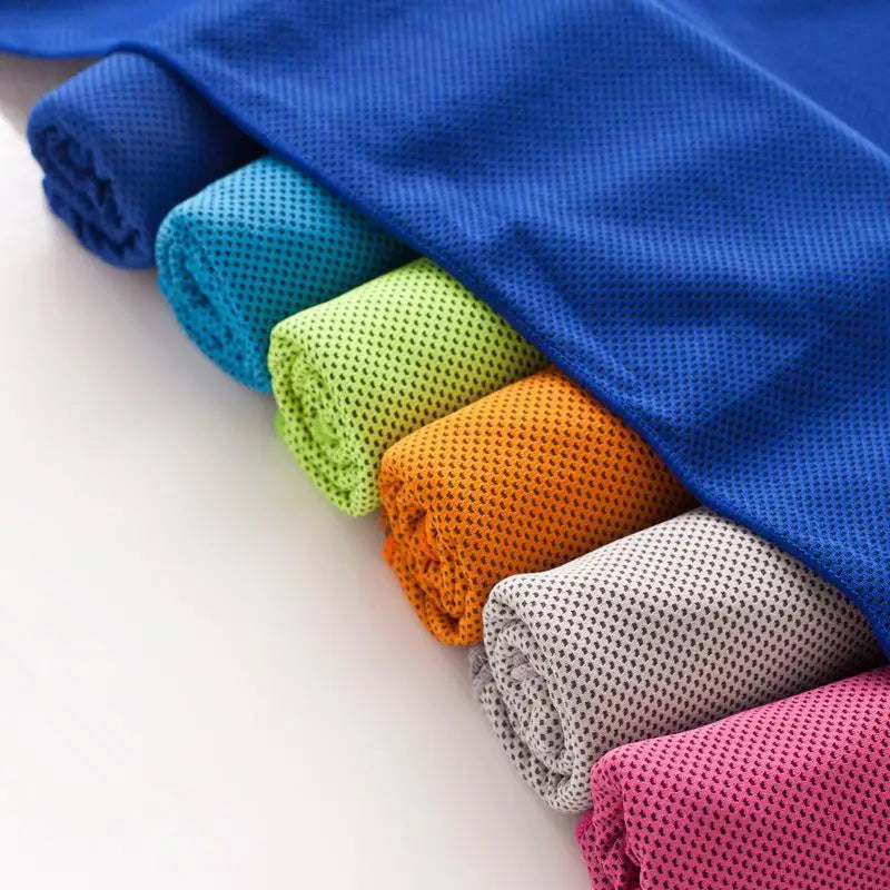 Quick Dry Cooling Towel with Portable Bottle – Gym & Outdoor Cooling Towel Qme