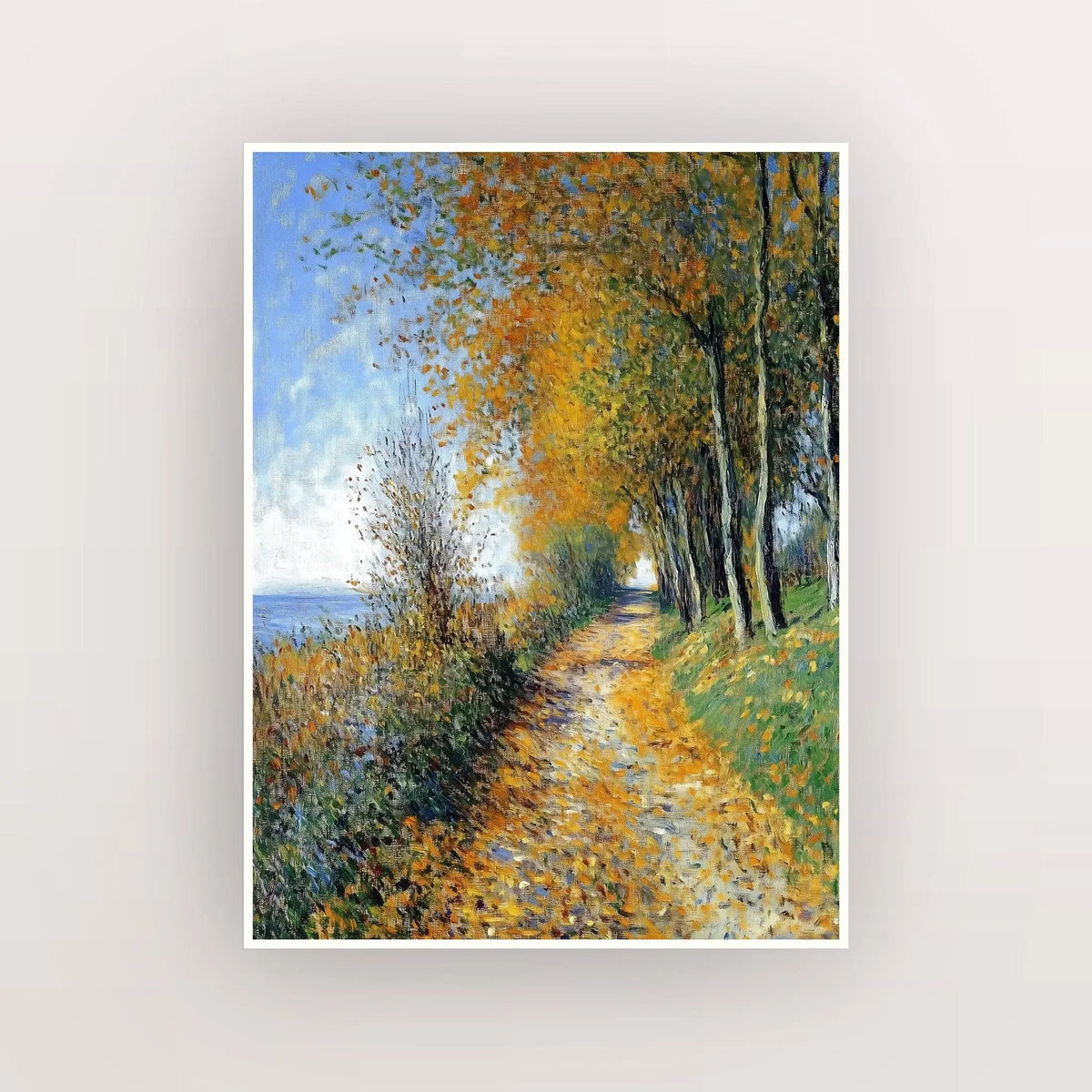 Vintage Landscape Canvas Art Print – Village Forest Flower Wall Decor Canvas Wall Art Qst 2 30x40cm Unframed