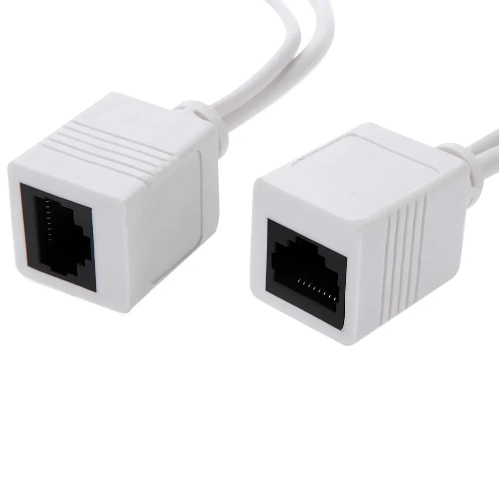 5-Pack PoE Splitter Adapter Cable for HD IP Cameras 5V–48V PoE Splitter Adapter Qme