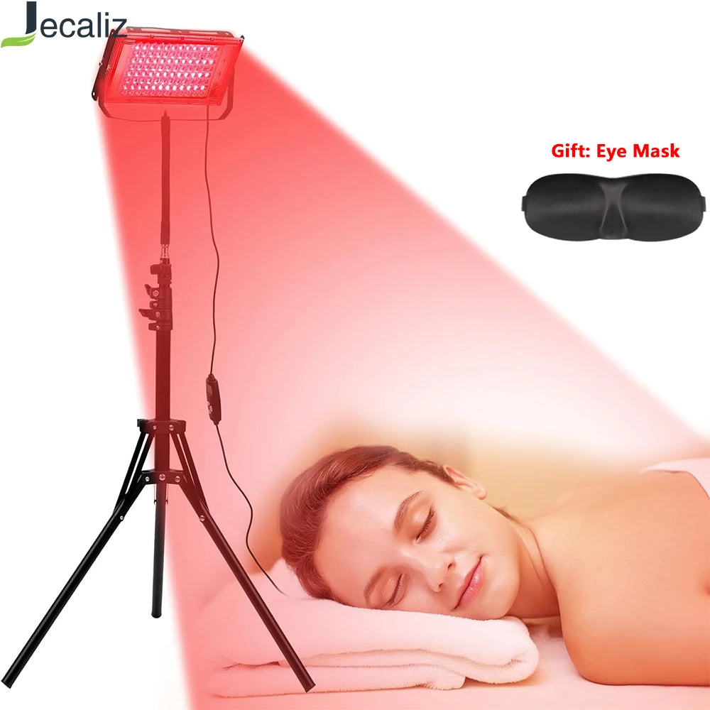 96 LED Red Light Therapy Lamp 660nm 850nm – Full Body Skin Care Red Light Therapy Lamp Qst