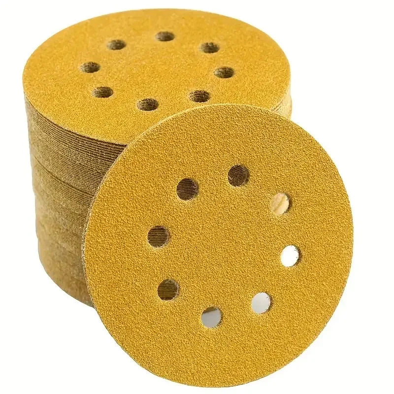 5-Inch Sanding Discs Assorted Grits 8-Hole Hook & Loop – 20 Pack Abrasive Sanding Discs Qme 20Pcs 60 Grits