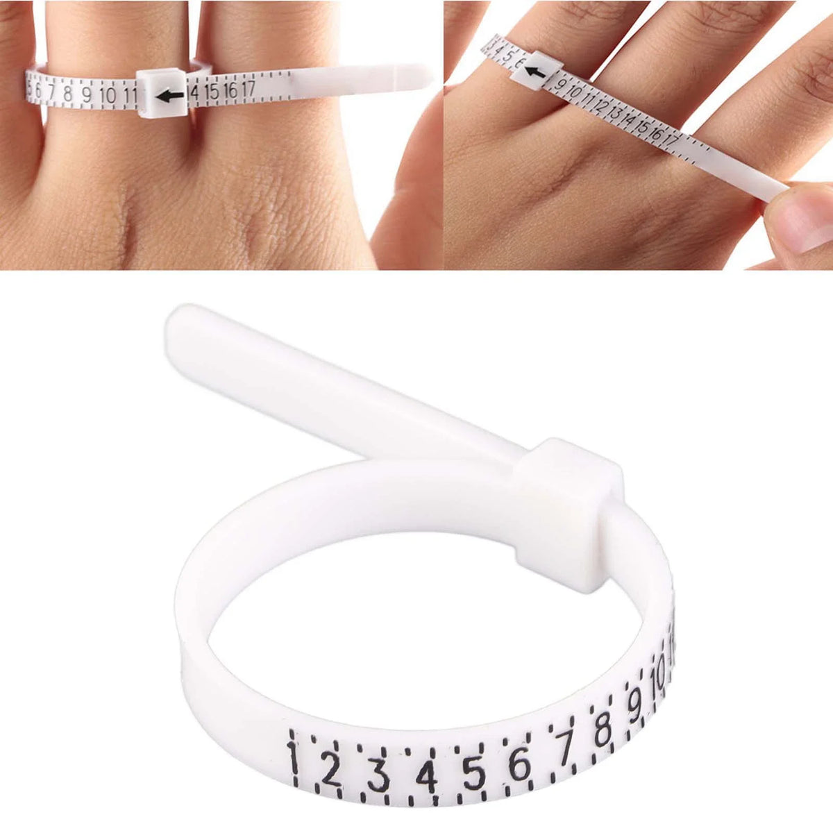 US Ring Sizer Finger Gauge Measuring Tool Stick – All Sizes Ring Sizing Tool Qme