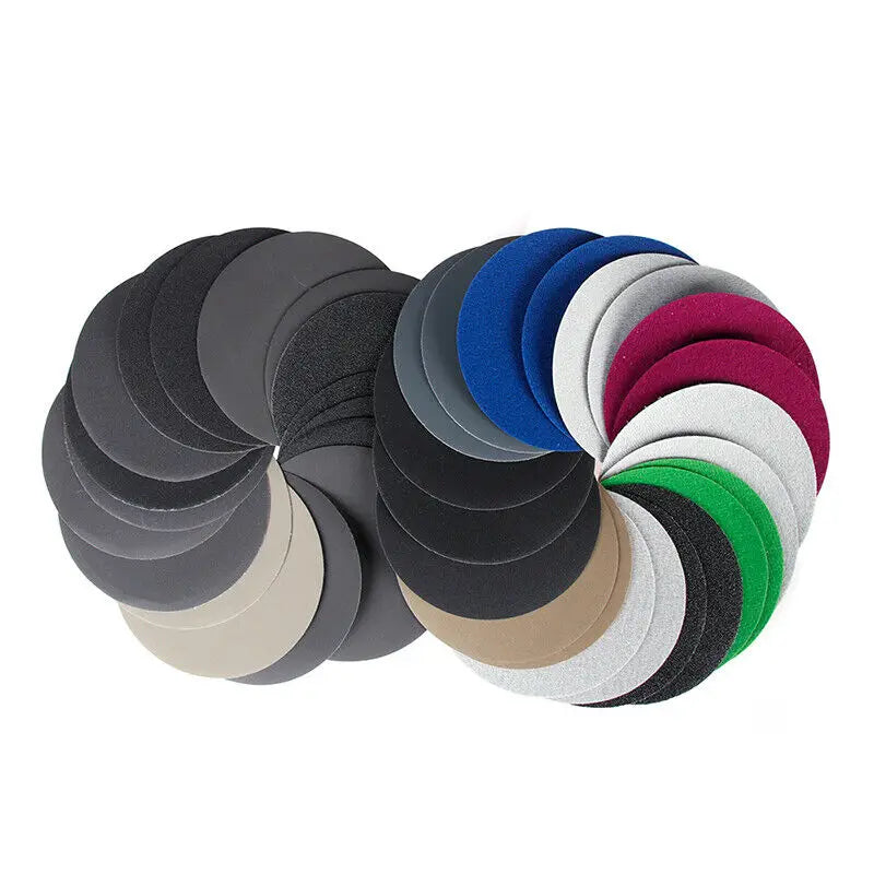 Wet Dry Hook & Loop Silicon Carbide Sanding Discs 240–10000 Sanding Discs Qme