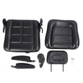 Ergonomic Forklift & Mower Seat | Slide Rail, PVC Leather Heavy Equipment Seat Qme With armrest
