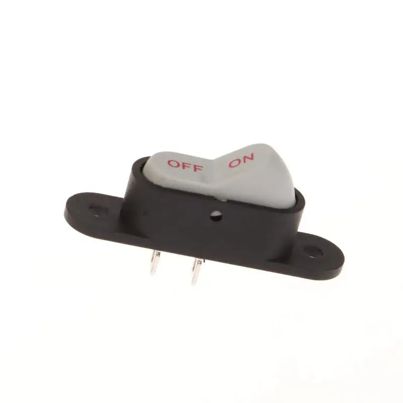 White 2-Pin Boat Button Switch ON/OFF 250V 6A – 1 or 5 Pack Rocker Switch Qst 1PCS