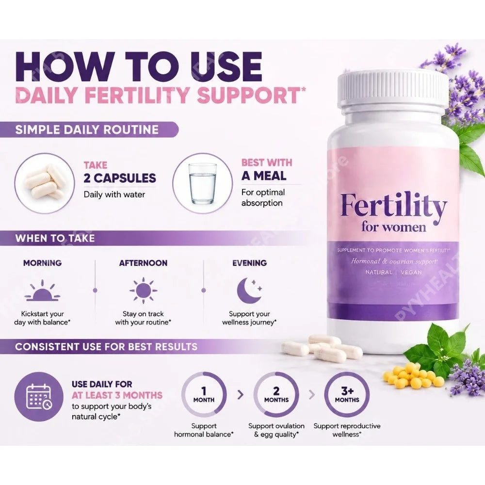 Myo-Inositol & Folate Women's Hormonal Support – 60 Capsules Women's Supplement Qst
