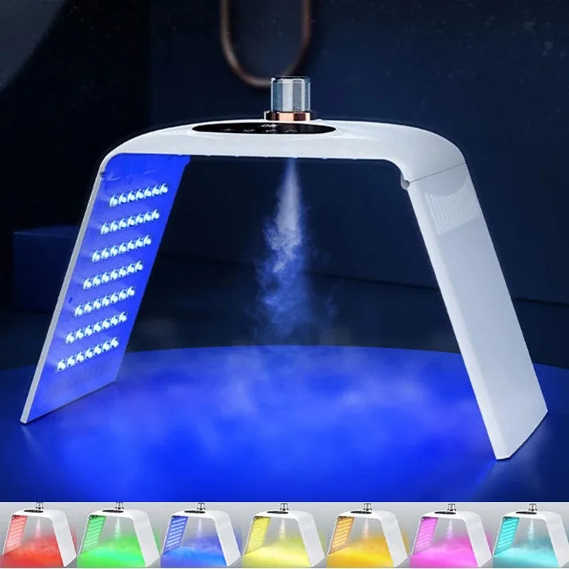 7-Color LED Light Therapy Mask & Nano Mist Spray | Vilnason LED Skin Care Mask Qst