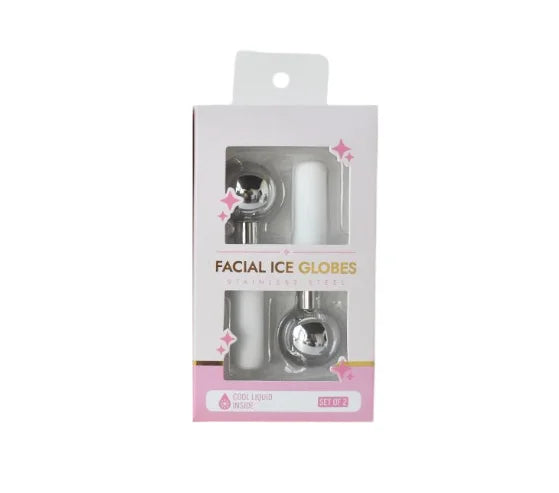 VIMYSHOW Stainless Steel Ice Globes – Cryo Face Roller Set of 2 Cryo Face Roller Qst 2pcs-with-box