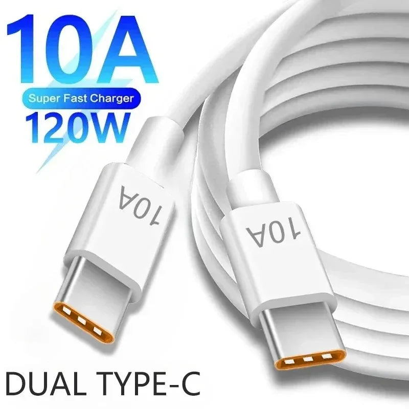 120W USB-C Fast Charging Cable | PD Data Cord 0.25M–3M USB-C Charging Cable Qme