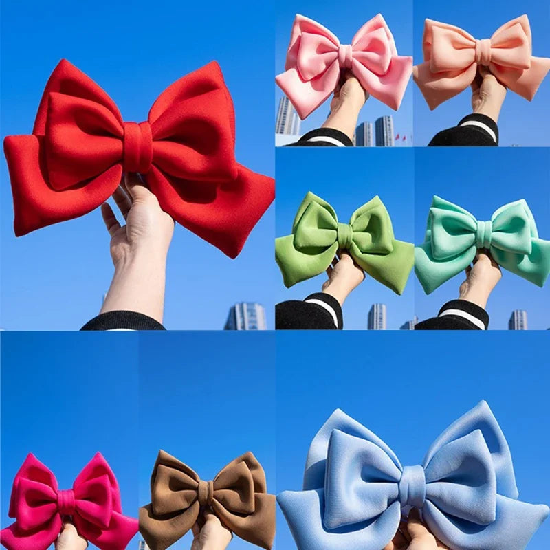 Bowknot Suction Cup Helmet Decoration – DIY Bow for Women Helmet Bow Decoration Qme