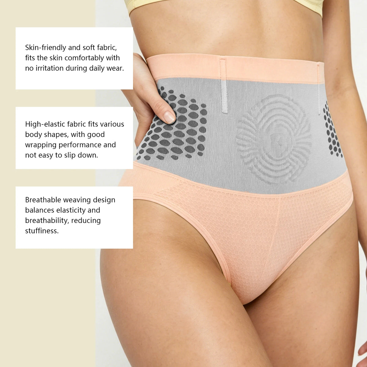 S-4XL Seamless High Waist Shaping Briefs for Women Shaping Briefs Qst