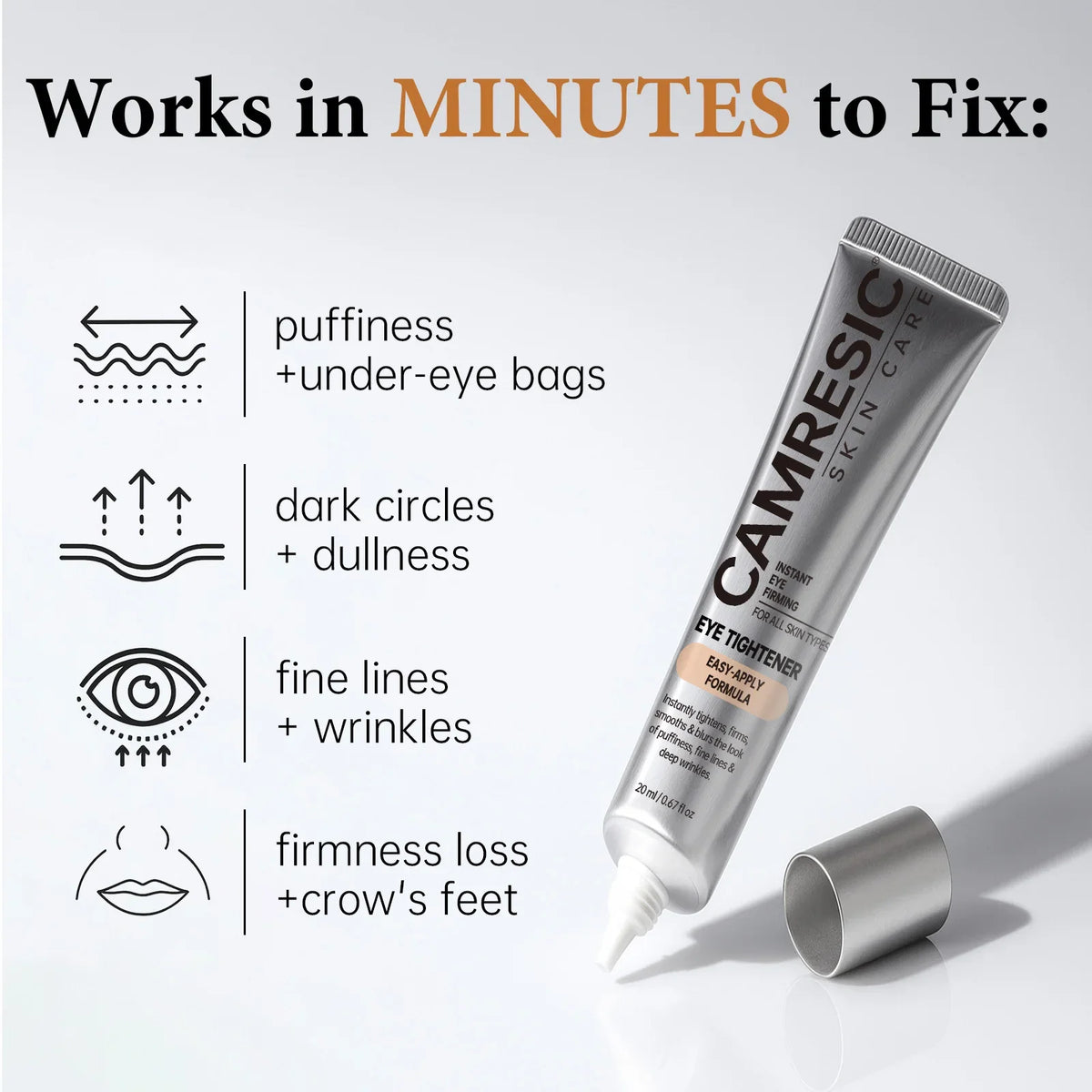 Instant Firming Eye Cream – Brightens & Tightens | Qme Firming Eye Cream Qme