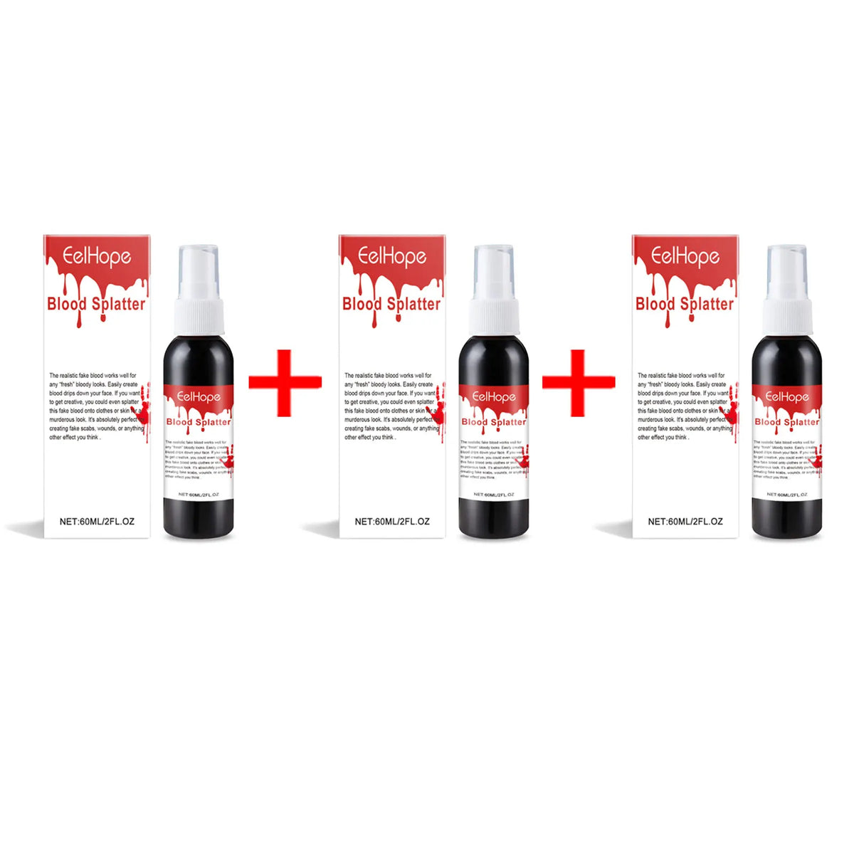 Halloween Fake Blood Spray – Realistic Costume Body Paint Halloween Body Paint Qst 180ml boxed