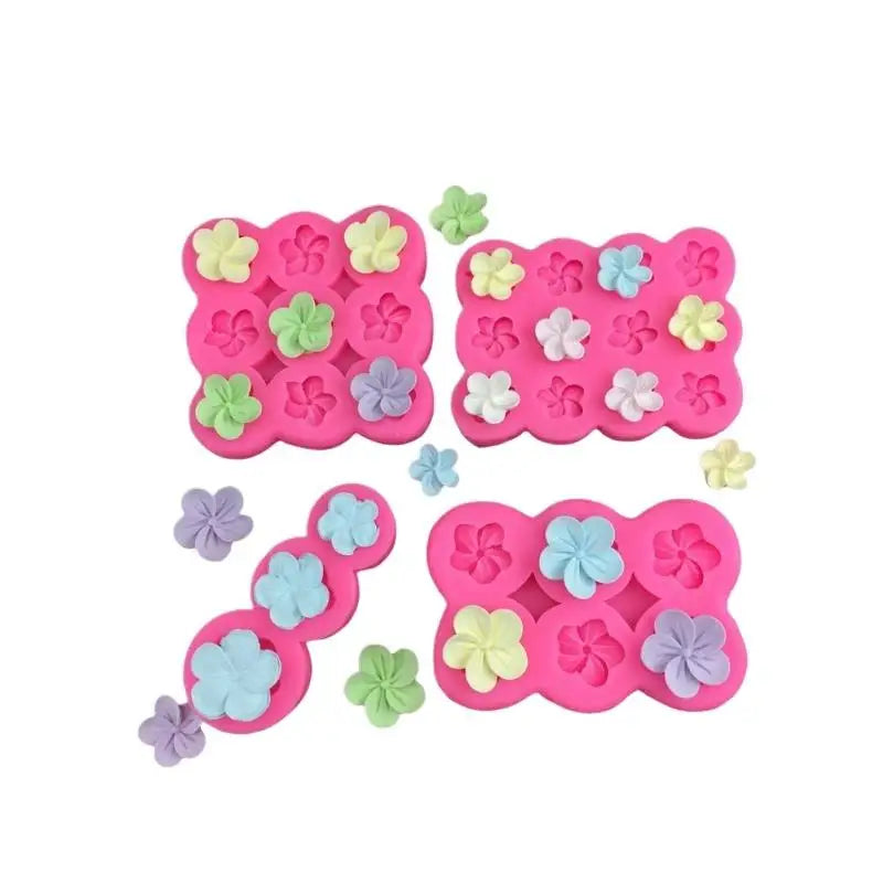 3D Flower Silicone Mold – Candle, Soap & Baking 3–12 Grids Silicone Baking Mold Qme