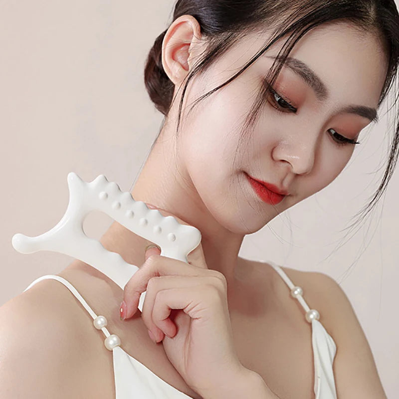 Resin Gua Sha Scraping Board – Portable Full Body Massage Tool Gua Sha Massage Tool Qst