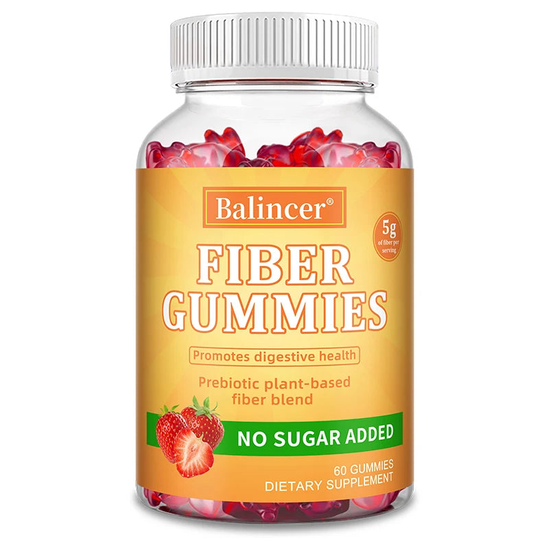 DETOXXTRA Sugar-Free Prebiotic Fiber Gummies 60 Count Prebiotic Fiber Gummies Qst 60 count-1 bottle